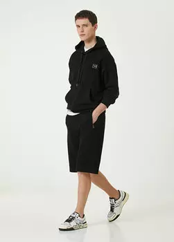 Черные бермуды с логотипом на талии Dolce&Gabbana