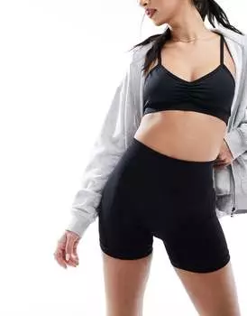 Черные бесшовные леггинсы ASOS DESIGN