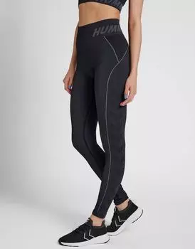 Черные бесшовные леггинсы Hummel Christel