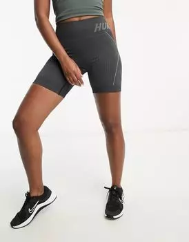 Черные бесшовные шорты Hummel Christel