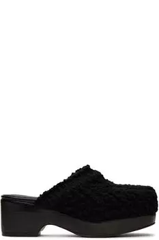 Черные бохо-сабо RECTO