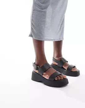 Черные босоножки ALDO – Thilda – с ремешком на пятке и толстой подошвой