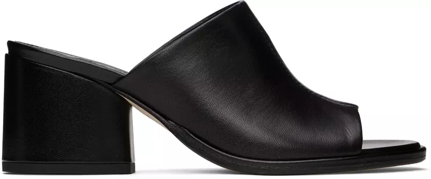 Черные босоножки на каблуке Amanda Aeyde