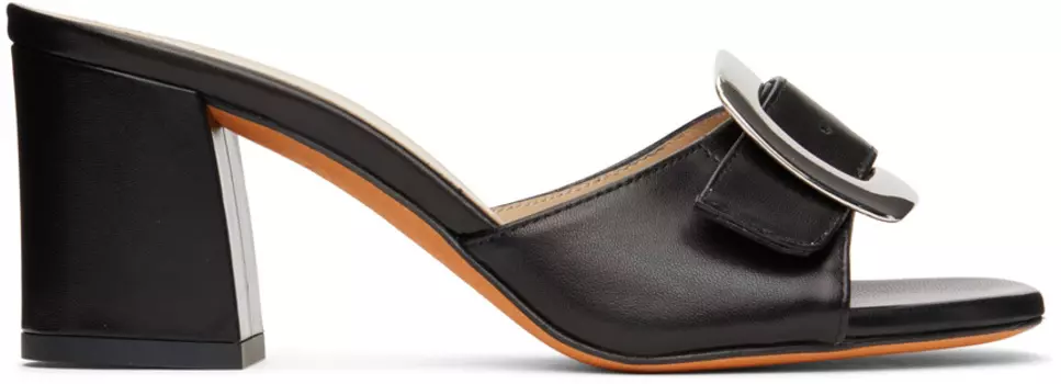 Черные босоножки на каблуке Amina Maryam Nassir Zadeh