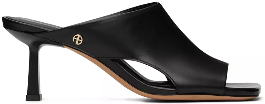 Черные босоножки на каблуке ANINE BING Hoxton