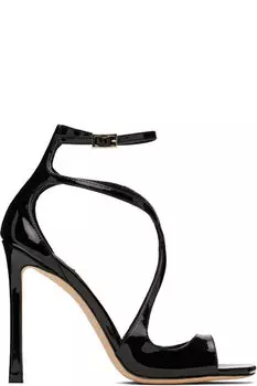 Черные босоножки на каблуке Azia 110 Jimmy Choo