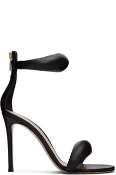 Черные босоножки на каблуке Bijoux Gianvito Rossi