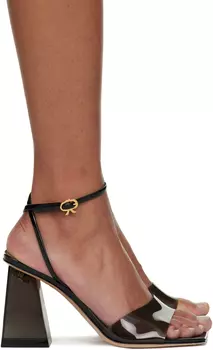 Черные босоножки на каблуке Cosmic 85 Gianvito Rossi