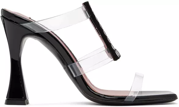 Черные босоножки на каблуке Hoya Les Petits Joueurs