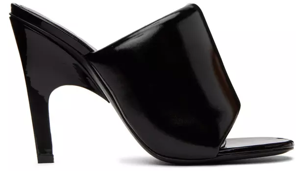 Черные босоножки на каблуке Rem The Attico