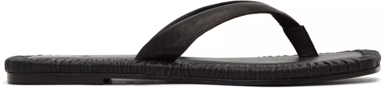 Черные босоножки со сборками Youth