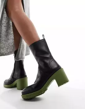 Черные ботильоны Love Moschino