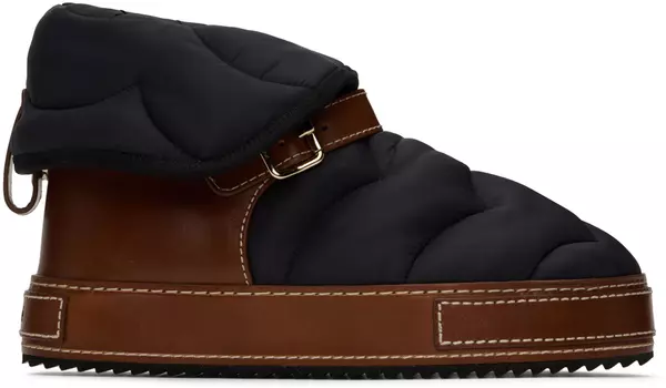 Черные ботильоны макси Chlo