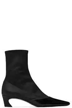 Черные ботильоны на каблуке Acne Studios