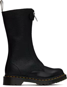 Черные ботинки 1B99 с молнией спереди Dr. Martens