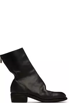 Черные ботинки 788Z Guidi