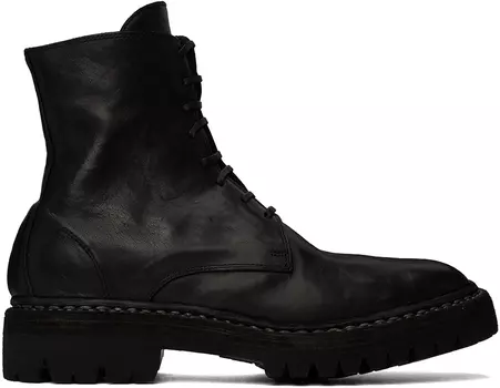 Черные ботинки 795VN Guidi