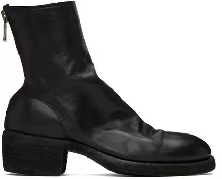 Черные ботинки 796Z Guidi