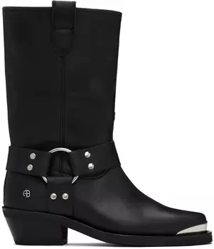 Черные ботинки ANINE BING Ryder