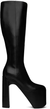 Черные ботинки Balenciaga Camden 160