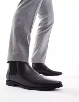 Черные ботинки челси ASOS DESIGN