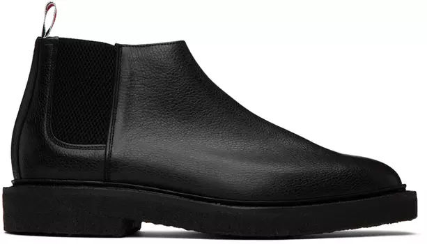 Черные ботинки челси с петлями Thom Browne