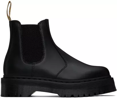 Черные ботинки челси Vegan 2976 Felix Platform Dr. Martens