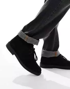 Черные ботинки Clarks Desert Evo