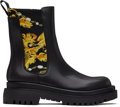 Черные ботинки Drew Ankle Chelsea Versace Jeans Couture