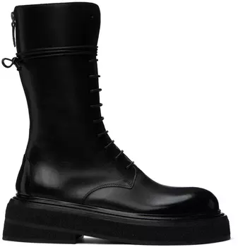 Черные ботинки из цукконе Marsell