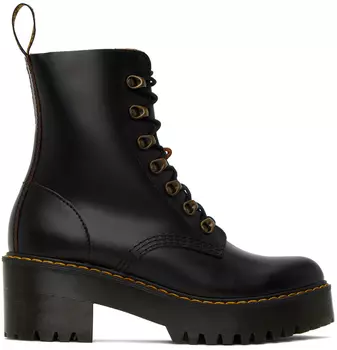 Черные ботинки Leona Dr. Martens