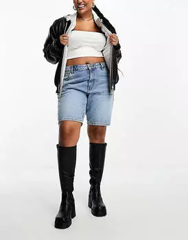 Черные ботинки на каблуке ASOS DESIGN Curve Command