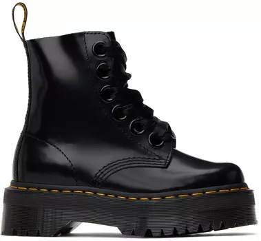 Черные ботинки на платформе Molly Dr. Martens