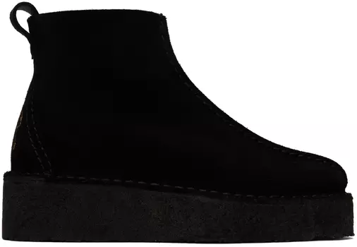 Черные ботинки на танкетке Clarks Originals Trek