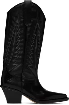 Черные ботинки Paris Texas Rosario