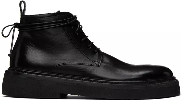 Черные ботинки парруккона Marsell