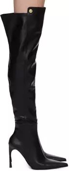 Черные ботинки Sadie Versace Jeans Couture