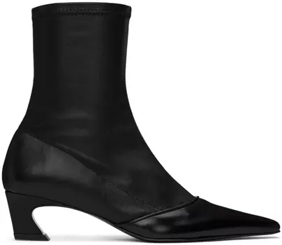 Черные ботинки со вставками Acne Studios