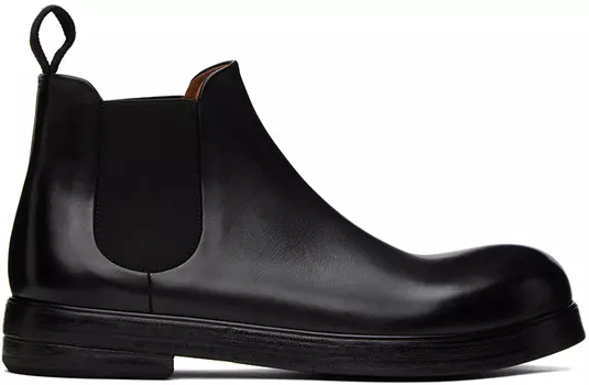 Черные ботинки Zucca Zeppa Marsell