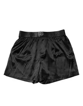 Черные боксеры с логотипом и талией, обычные трусы-боксеры Dolce & Gabbana, черный