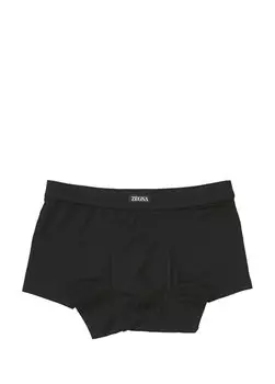 Черные боксеры с логотипом Zegna