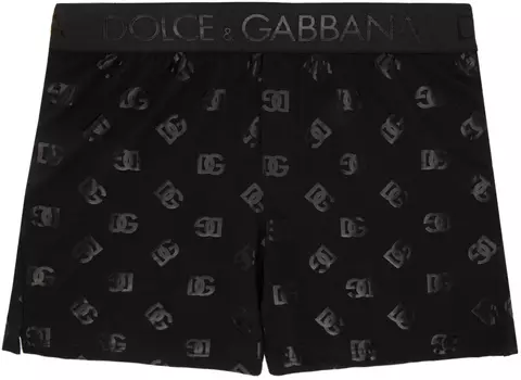 Черные боксеры с принтом Dolce & Gabbana