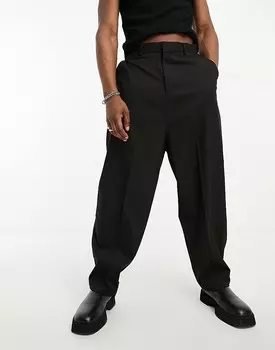 Черные брюки-баллоны ASOS DESIGN