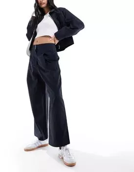 Черные брюки-бочонки ASOS DESIGN