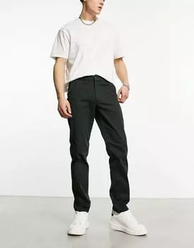 Черные брюки чинос прямого кроя Jack & Jones Intelligence ollie