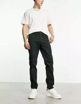 Черные брюки чинос прямого кроя Jack & Jones Intelligence ollie
