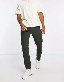 Черные брюки чинос прямого кроя Jack & Jones Intelligence ollie цвета хаки