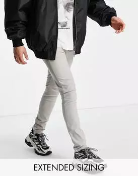 Черные брюки чинос скинни ASOS DESIGN