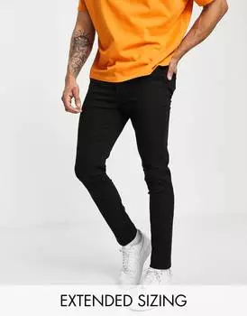 Черные брюки чинос скинни ASOS DESIGN