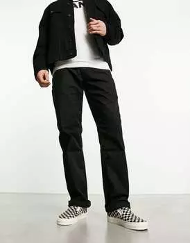 Черные брюки чинос свободного кроя Vans Authentic